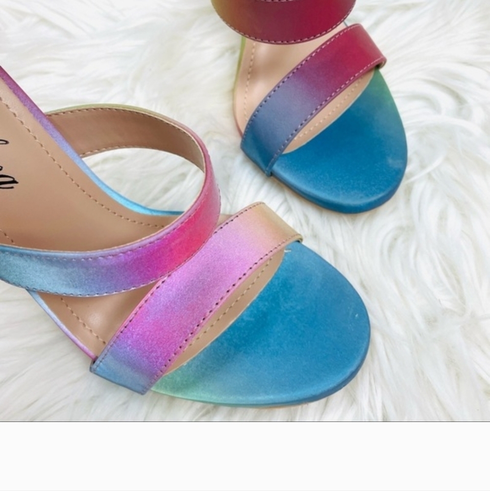 Colorful Gradient High Heels - Picture 5 of 10